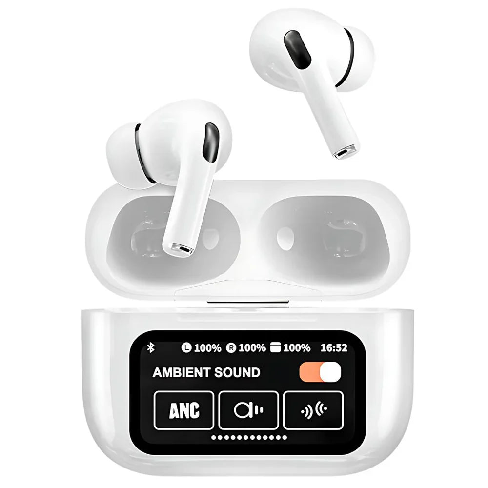 Smart Display Wireless Earbuds With Touch Screen